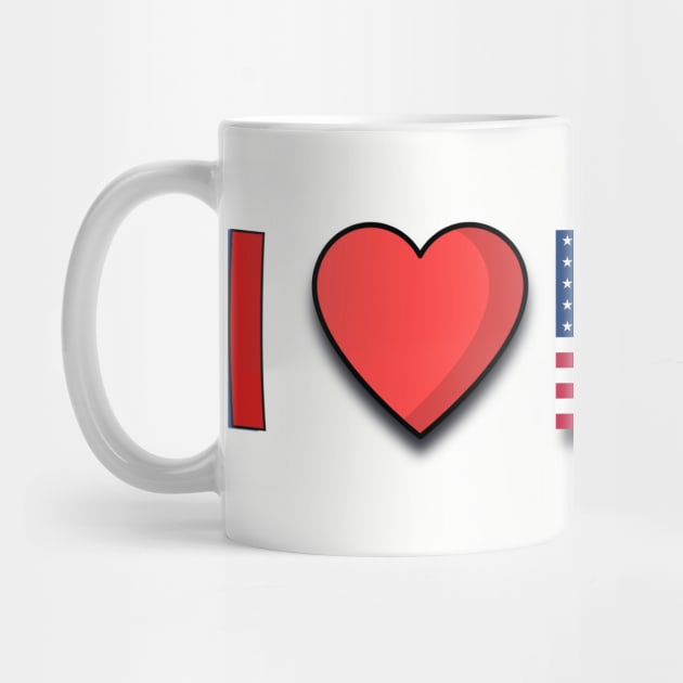 I Love America! by AWbydesign